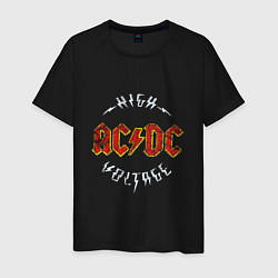 Мужская футболка AC-DC Высокое напряжение