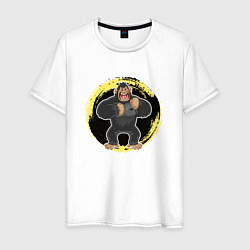 Мужская футболка Мультяшный Кинг Конг
