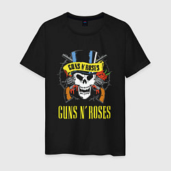 Мужская футболка Guns n roses Skull