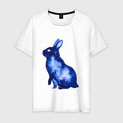 Мужская футболка Звездный силуэт кролика