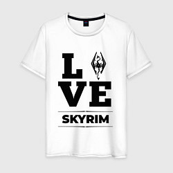 Мужская футболка Skyrim love classic