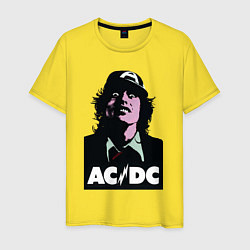 Мужская футболка Angus young - ACDC