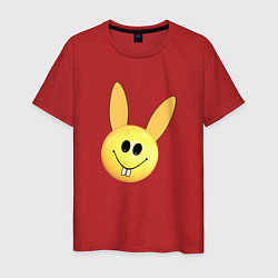 Мужская футболка Кролик-смайлик