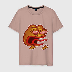 Мужская футболка Evil Pepe sticker