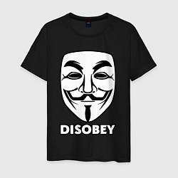 Мужская футболка Guy Fawkes - disobey
