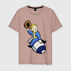 Мужская футболка Vault boy - bomb rider