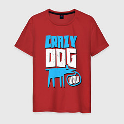 Мужская футболка Гавкающая собака