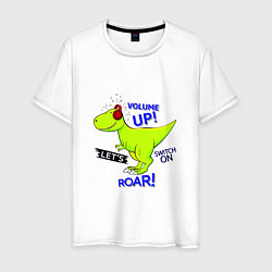 Мужская футболка Volume up lets switch on road