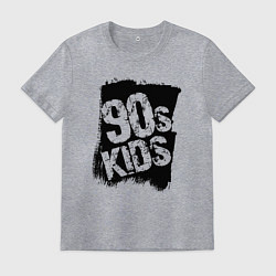 Футболка хлопковая мужская Дети девяностых, цвет: меланж