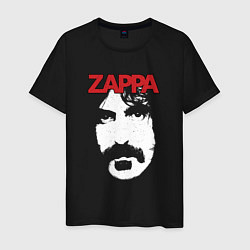 Футболка хлопковая мужская Frank Zappa, цвет: черный