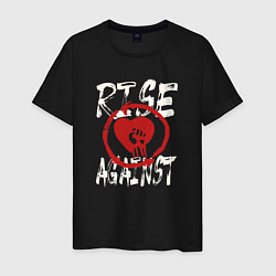Мужская футболка Rise against панк рок группа