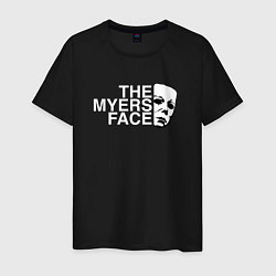 Мужская футболка The myers face Майкл Майерс хэллоуин