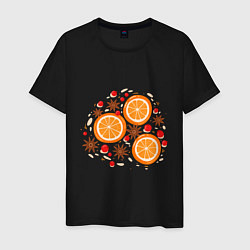 Мужская футболка Дольки апельсинов