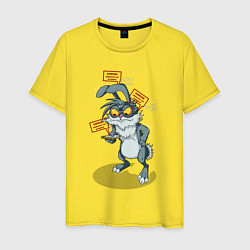 Мужская футболка Смарт кролик