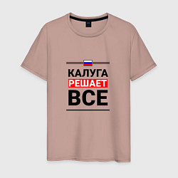 Мужская футболка Калуга решает все