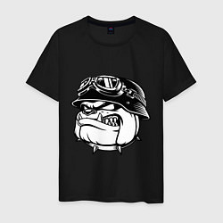 Мужская футболка Evil bulldog head