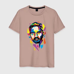 Мужская футболка Геометрический портрет Тома Харди
