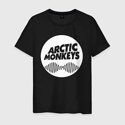 Футболка хлопковая мужская Arctic Monkeys rock, цвет: черный