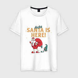 Мужская футболка Careful Santa is here