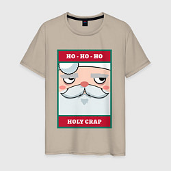 Мужская футболка Ho-ho holy crap
