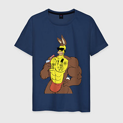 Мужская футболка Homer Simpson - mighty rabbit