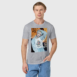 Футболка хлопковая мужская Felix Circus, цвет: меланж — фото 2