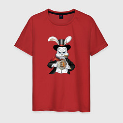 Мужская футболка Денежный кролик, подарок