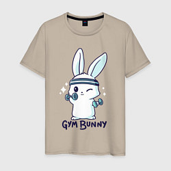 Мужская футболка Gym bunny