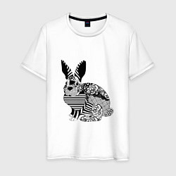 Мужская футболка Rabbit in patterns