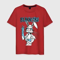 Мужская футболка Blink 182 bunny nurse