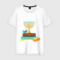 Мужская футболка Happy Hanukkah