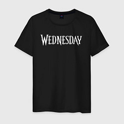 Мужская футболка Wednesday Logo