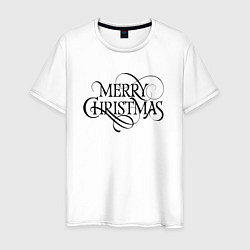 Мужская футболка Merry Christmas happy