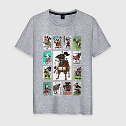 Мужская футболка Нейропостеры с собаками в стиле азиатского кино