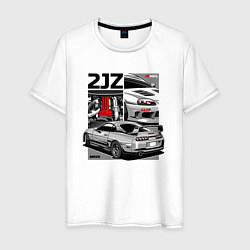 Мужская футболка Toyota Supra mk4 2JZ