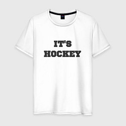 Мужская футболка Its hockey