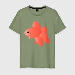 Мужская футболка Золотая рыба
