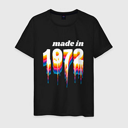Мужская футболка Made in 1972 liquid art