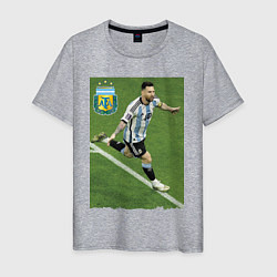 Мужская футболка Argentina - Lionel Messi - world champion