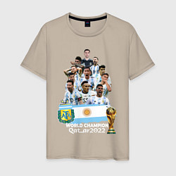 Мужская футболка Аргентина чемпион