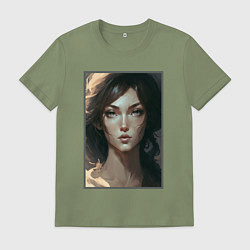 Мужская футболка Волнение, масло