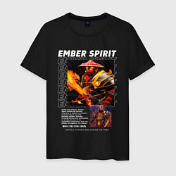 Мужская футболка Ember Spirit Dota2