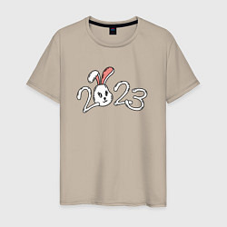 Мужская футболка 2023 новый год кролика