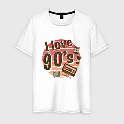 Мужская футболка I love 90-s