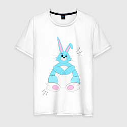 Мужская футболка Косой кролик