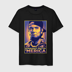 Мужская футболка Lincoln rapper