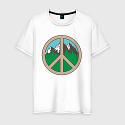Мужская футболка Peace nature