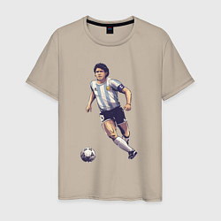 Мужская футболка Maradona football