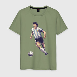 Мужская футболка Maradona football