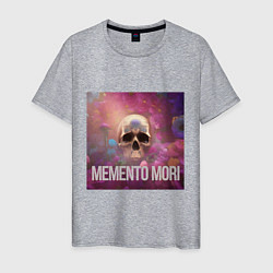 Мужская футболка Череп в цветах memento mori